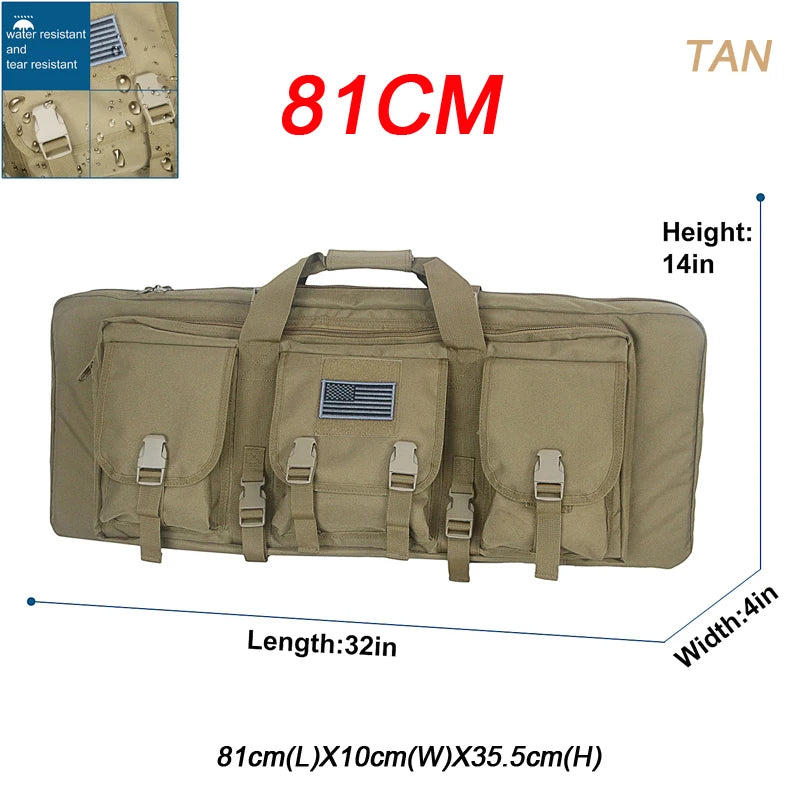 32 38 42 inch Double Rifle Case Tactical Gun Case Rifle & Pistol