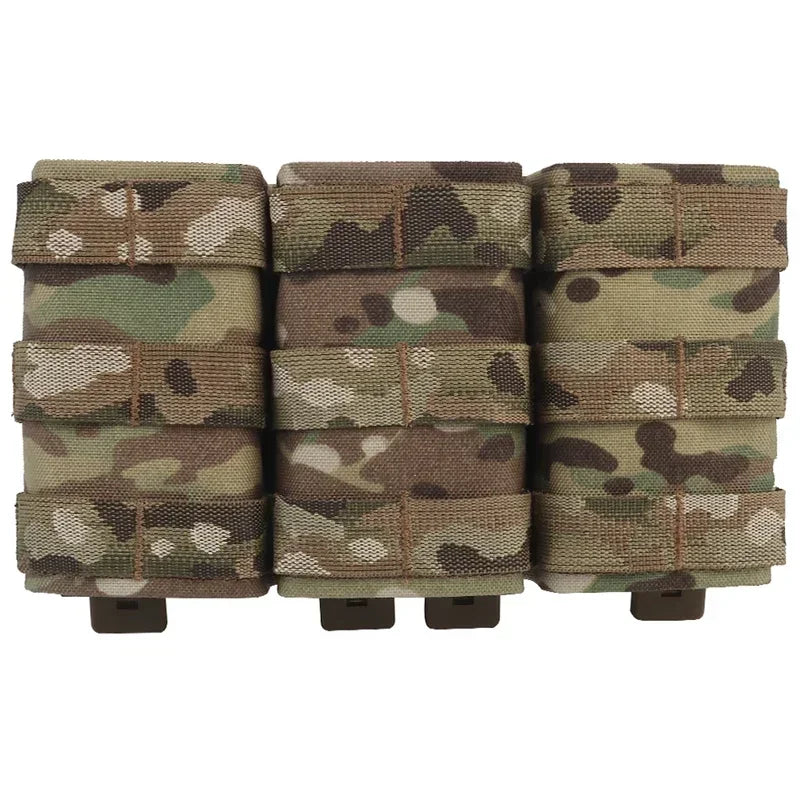 Tactical Triple Mag Pouch With Molle Clip