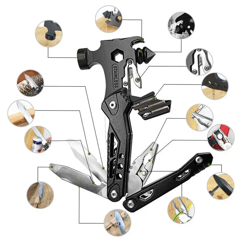 Safety Hammer /Seat Belt Cutter Multi-tool