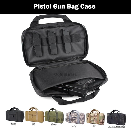 Pistol Gun Case for Glock 17 PX4 G2C Shockproof Padded Magazine Pouch Universal Handgun Bag