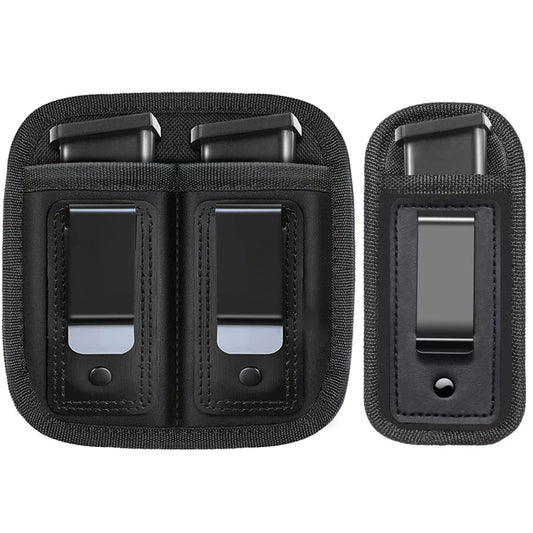 Inside Waist Band Single/Double Magazine Pouch for 9mm .40 .45 .380 .357