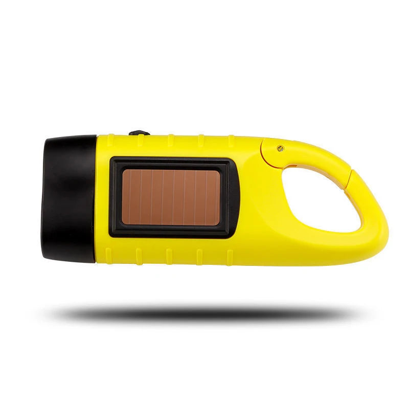 Solar Hand Crank Flashlight