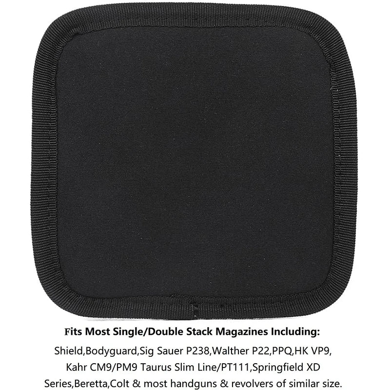 Inside Waist Band Single/Double Magazine Pouch for 9mm .40 .45 .380 .357