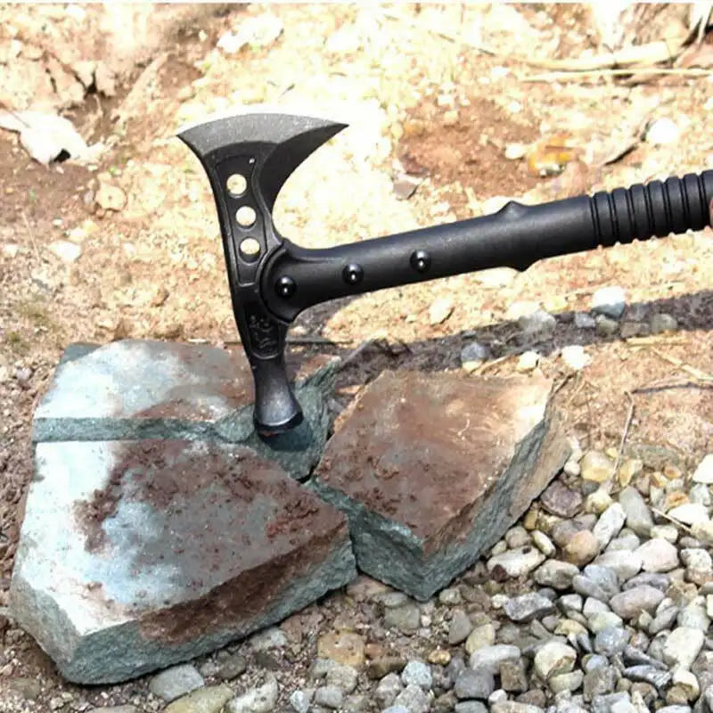 Hache de survie tactique, outil multifonction, équipement d'urgence, hache touristique, hache tactique d'extérieur portable, hachette de camping sauvage Tomahawk