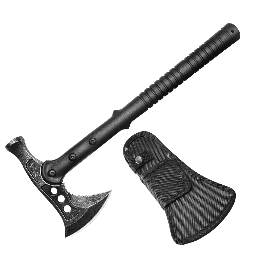 Hache de survie tactique, outil multifonction, équipement d'urgence, hache touristique, hache tactique d'extérieur portable, hachette de camping sauvage Tomahawk
