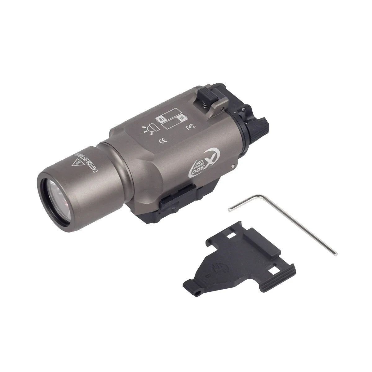 US Warehouse Tactical Surefire X300 Ultra Pistolet Pistolet X300U Pistolet SF Scout Lampe de poche pour Glock 17 19 CZ-75 Lampes d'armes