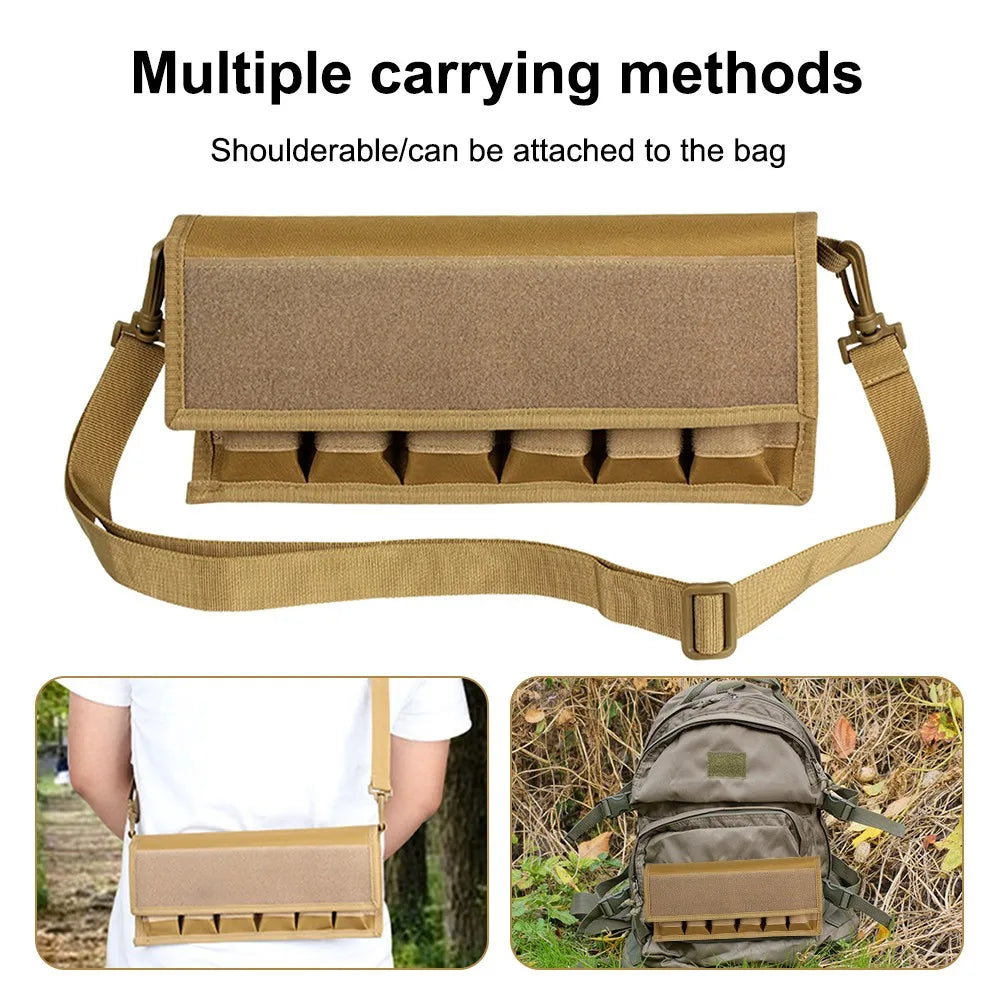6 Magazine ammo Storage Pouch Fits 9mm .40 .45 Mag