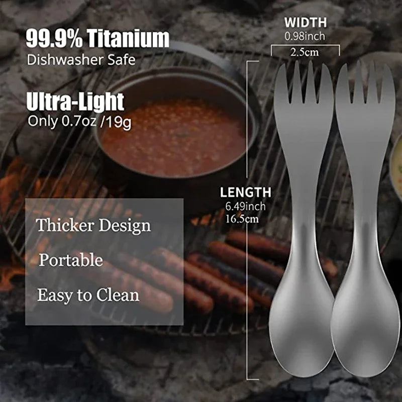 Ultra-light Titanium Utensil