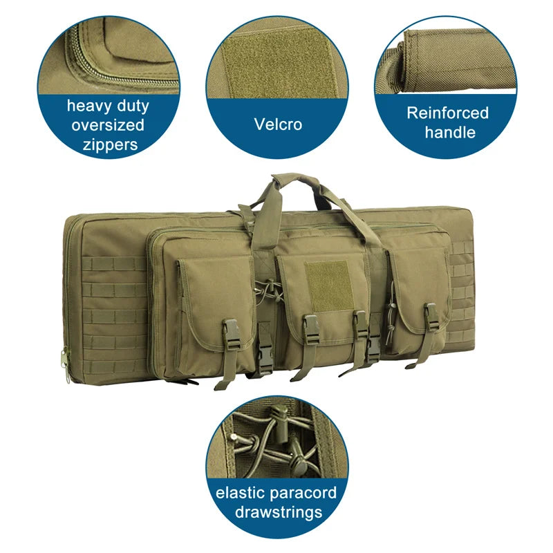 32 38 42 inch Double Rifle Case Tactical Gun Case Rifle & Pistol