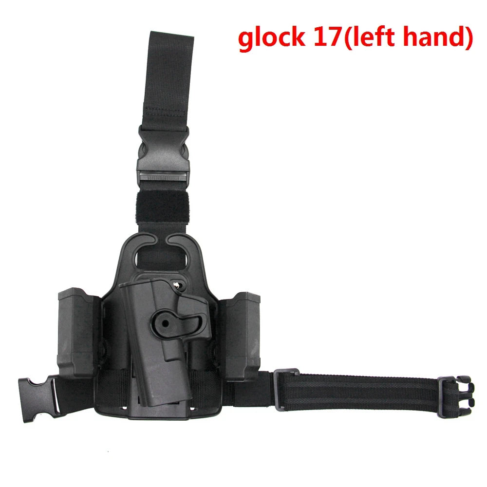 Tactical Drop Holster for Glock 17 19 Colt 1911 Beretta M9 PX4 Pistols