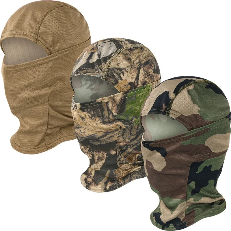 Cagoule tactique camouflage masque intégral CS Wargame armée chasse cyclisme sport casque doublure casquette militaire Multicam CP écharpe