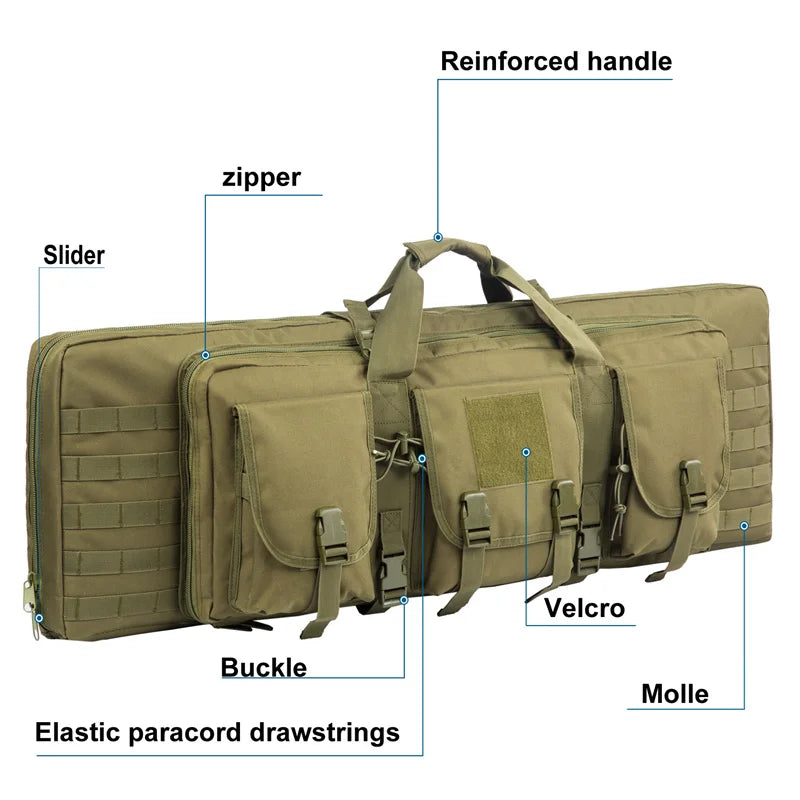 32 38 42 inch Double Rifle Case Tactical Gun Case Rifle & Pistol