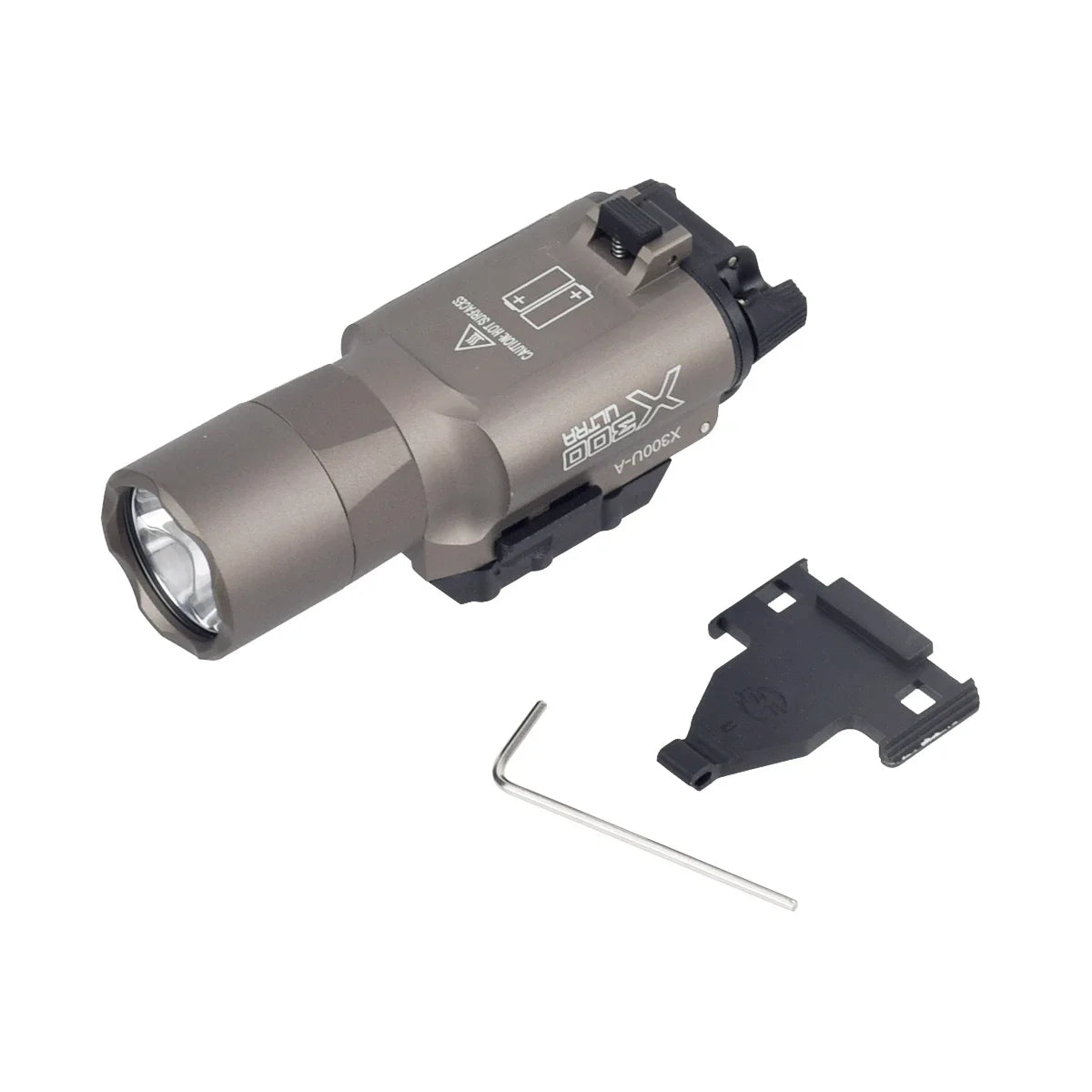 US Warehouse Tactical Surefire X300 Ultra Pistolet Pistolet X300U Pistolet SF Scout Lampe de poche pour Glock 17 19 CZ-75 Lampes d'armes