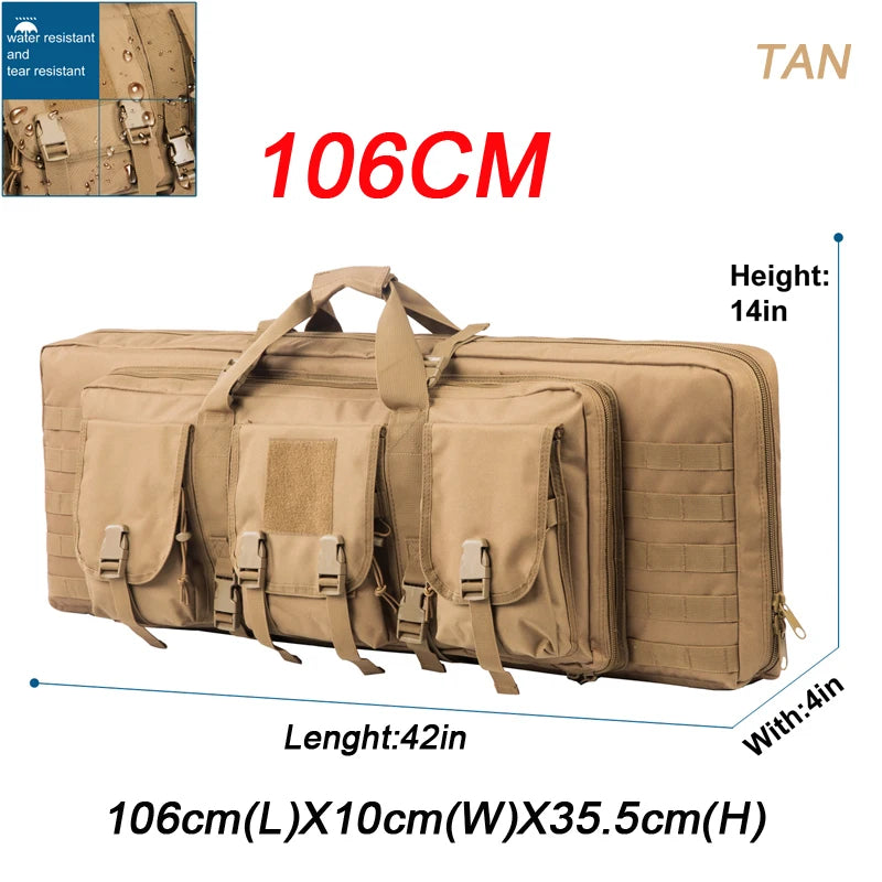 32 38 42 inch Double Rifle Case Tactical Gun Case Rifle & Pistol