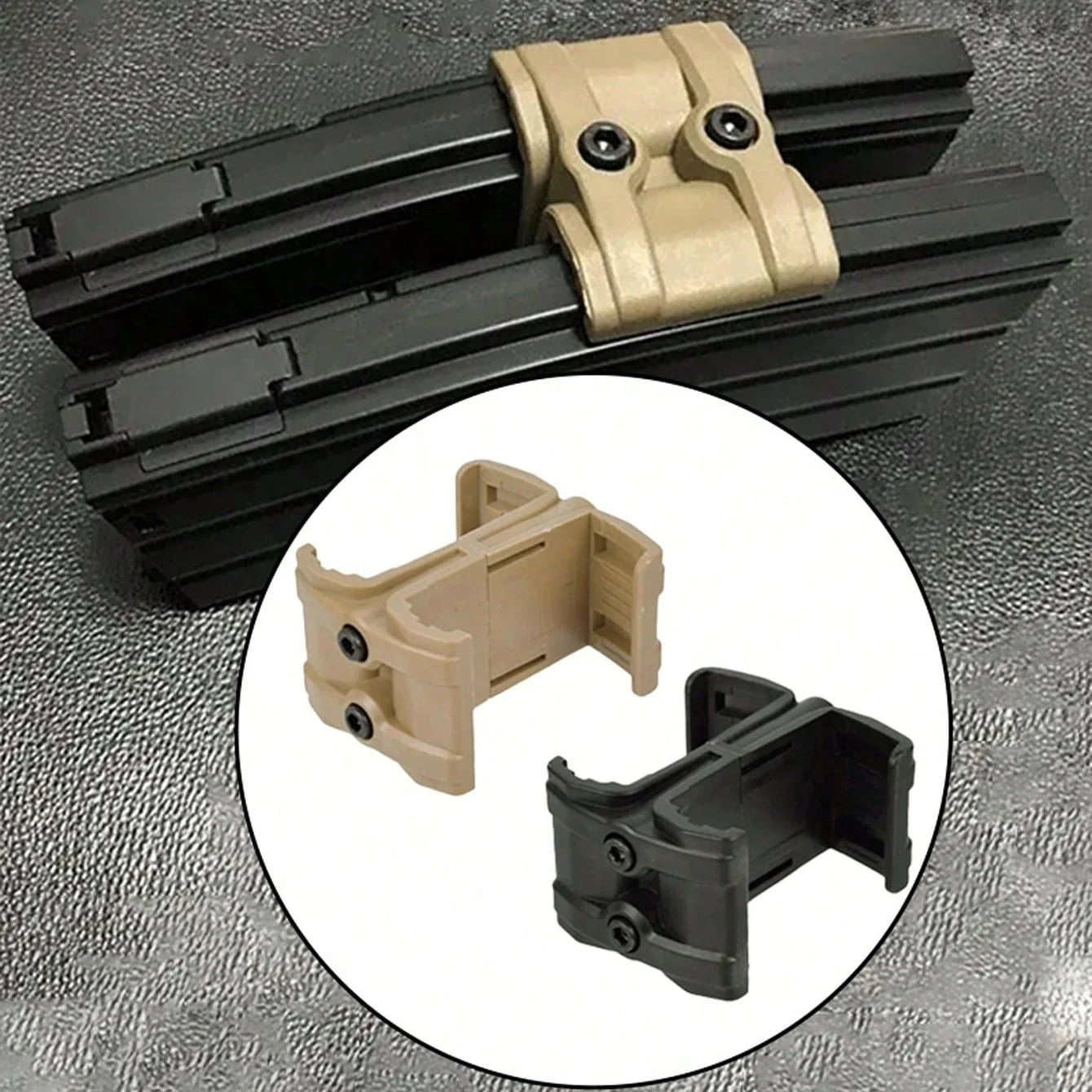 Tactical Rifle Gun Mag Parallel Connector For Rifle