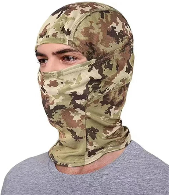 Cagoule tactique camouflage masque intégral CS Wargame armée chasse cyclisme sport casque doublure casquette militaire Multicam CP écharpe