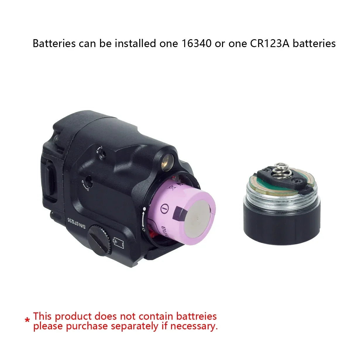 TLR 1, 7, & 8 LED Rail Mounted Tac Light