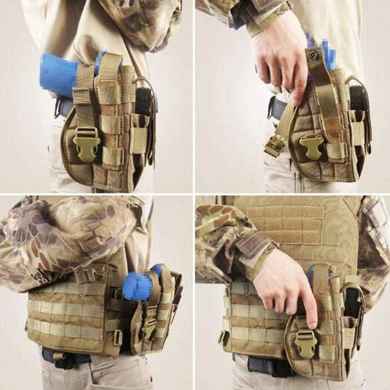 Universal Tactical Gun Holster for Glock 43X 22 CZ P-09 Beretta APX