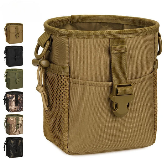 Pochette de rangement de chargeur tactique Molle avec cordon de serrage