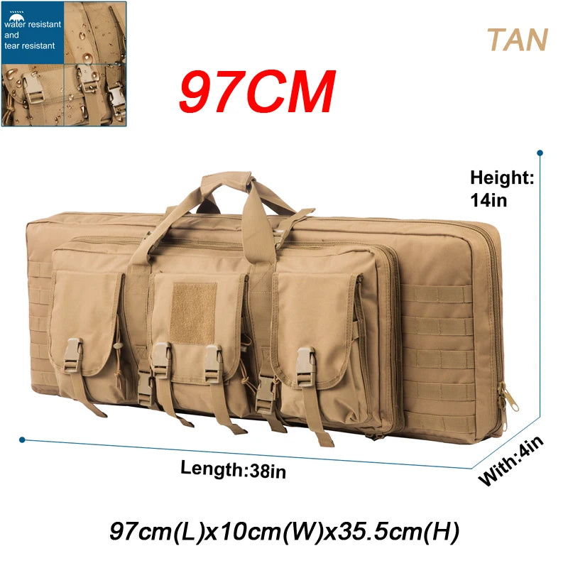 32 38 42 inch Double Rifle Case Tactical Gun Case Rifle & Pistol