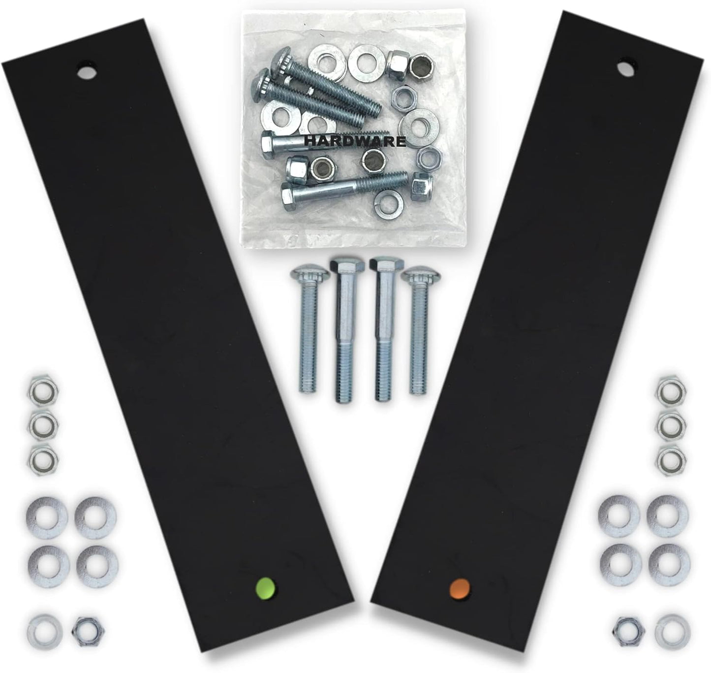 Steel Target Hangers for Gongs - Chains and Rubber Shooting Straps - Steel Target Chain Kit - Rubber Shooting Straps - Steel Targets for Shooting - Hardware for Hanging Targets