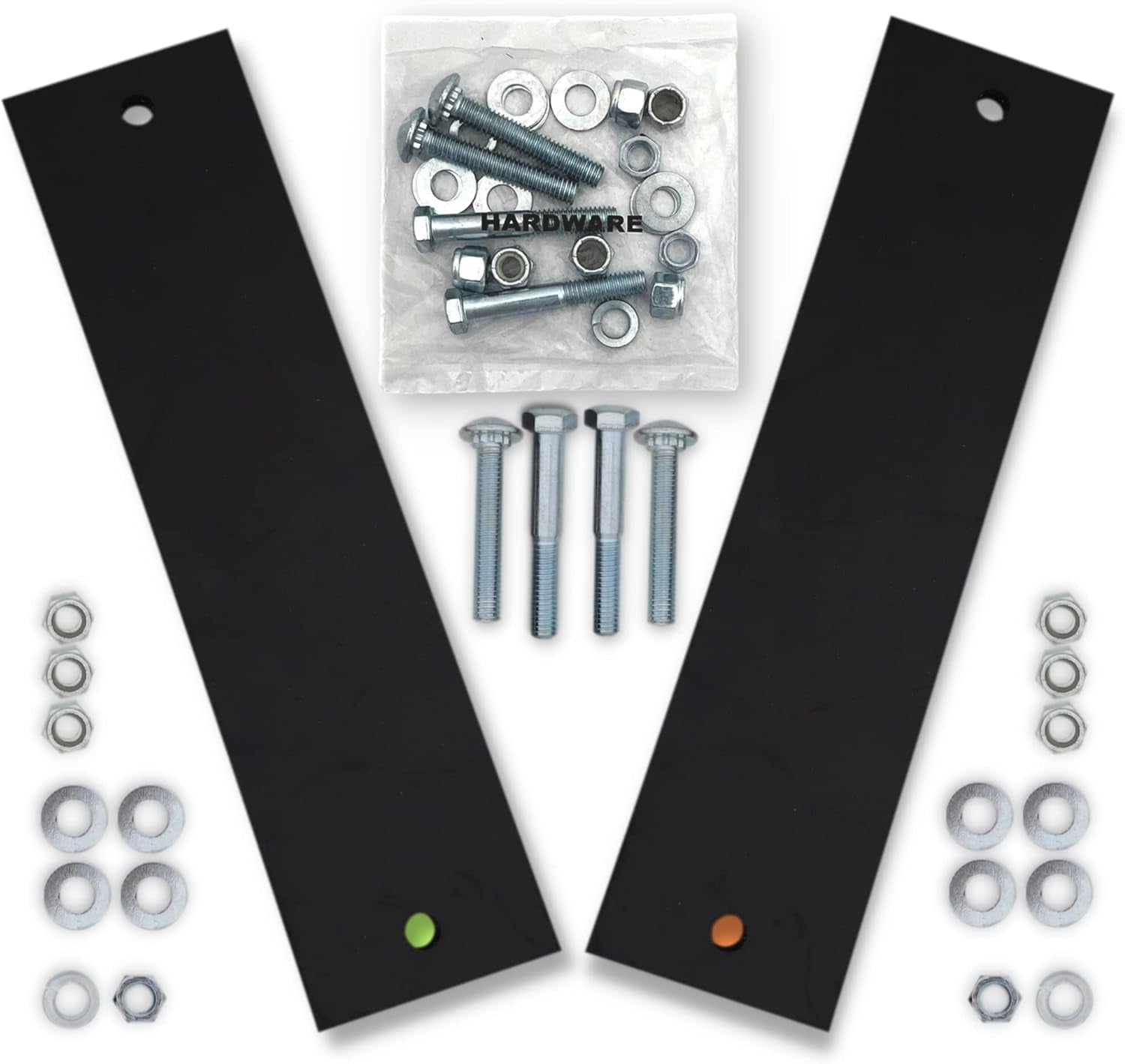 Steel Target Hangers for Gongs - Chains and Rubber Shooting Straps - Steel Target Chain Kit - Rubber Shooting Straps - Steel Targets for Shooting - Hardware for Hanging Targets