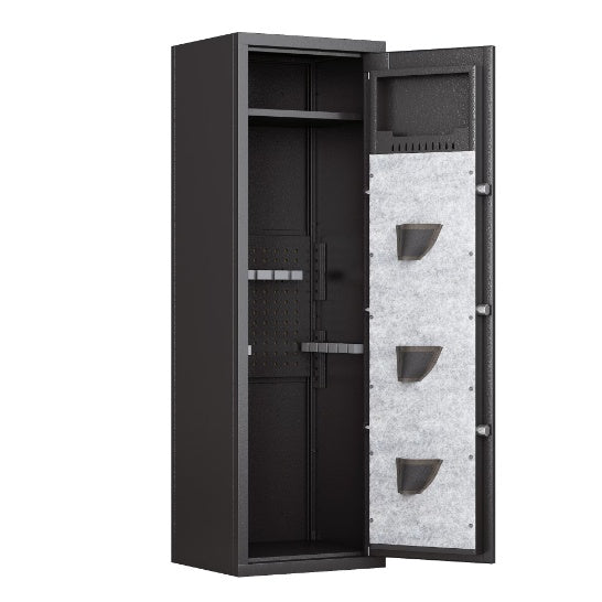 Heavy Duty Biometric Gun Safe With Adjustable Stand