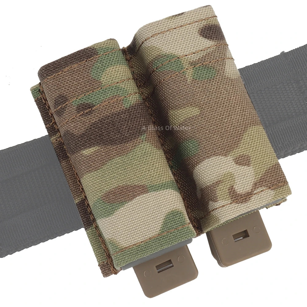 Tactical Double mag Magazine Holster with nylon support clip