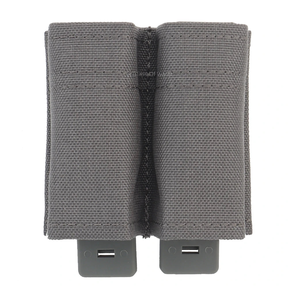 Tactical Double mag Magazine Holster with nylon support clip