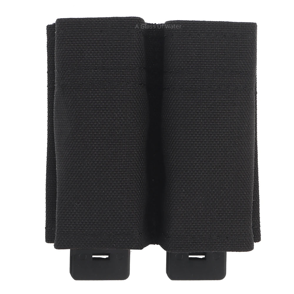 Tactical Double mag Magazine Holster with nylon support clip
