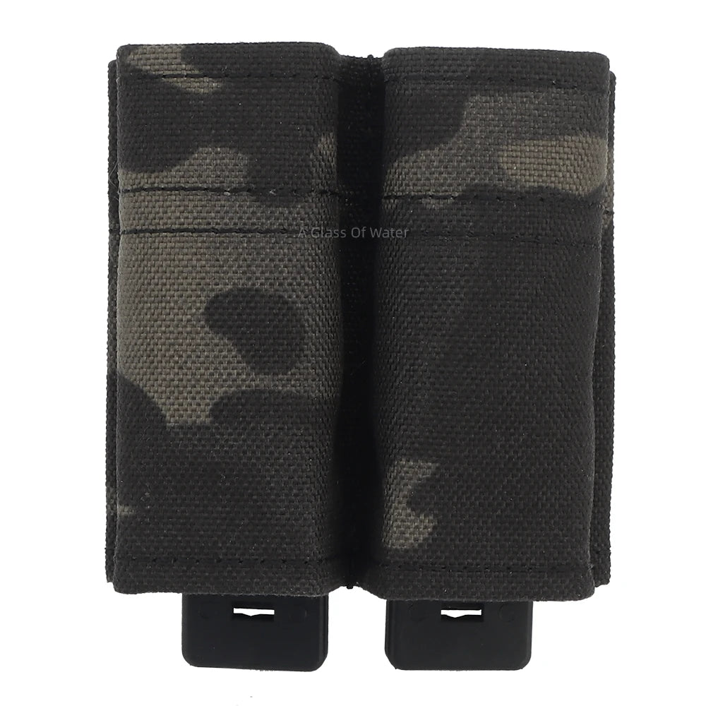 Tactical Double mag Magazine Holster with nylon support clip