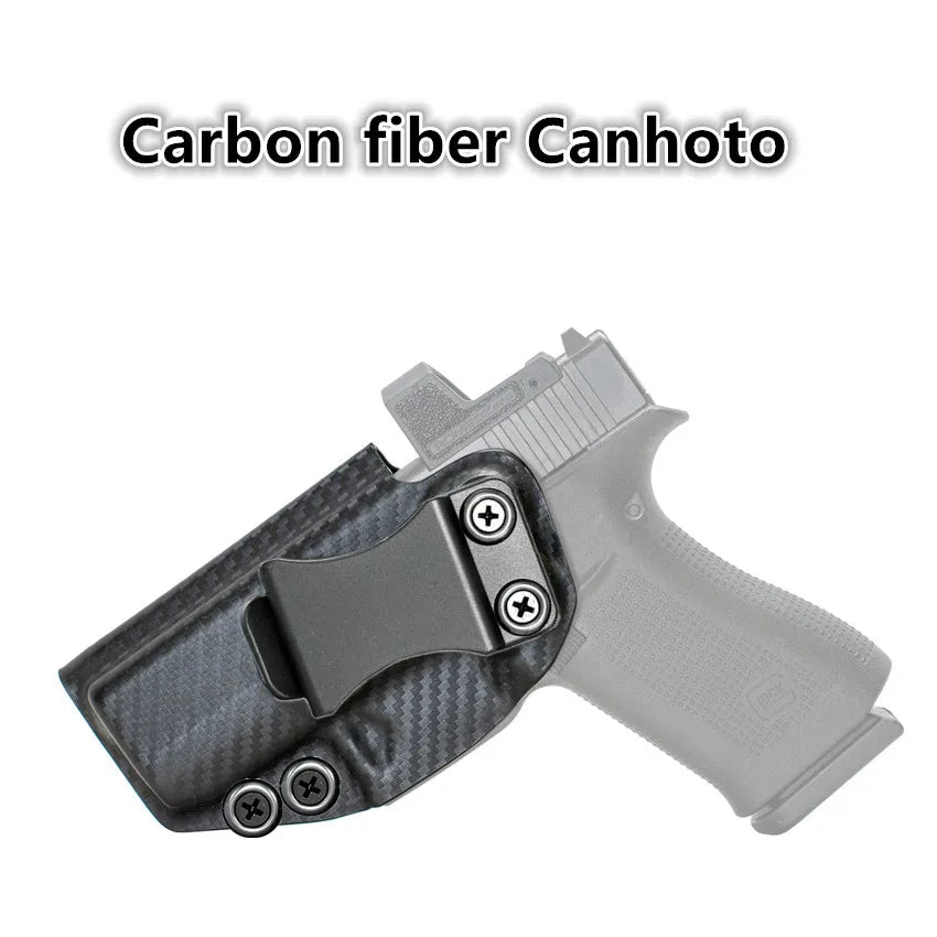 Kydex Inside Waistband Holster Magazine Holder For Glock 43 43x with Holographic Sight