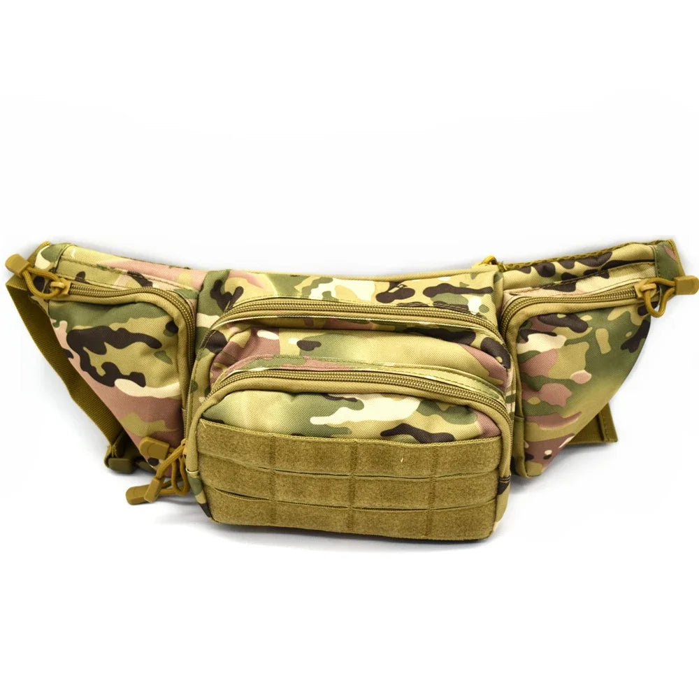 Tactical Pistol Fanny Pack with Magazine Pouch Holder for Glock 17 19 Beretta M9 Sig Sauer