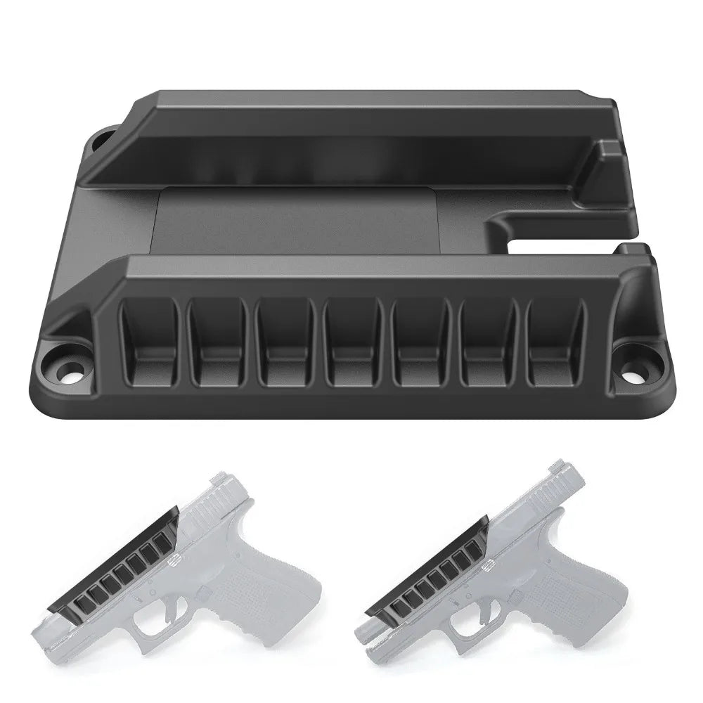 Étui magnétique tactique pour pistolet, support magnétique pour pistolet, tirage rapide dissimulé, chargé, convient aux armes de poing à dessus plat, chasse, meilleures ventes