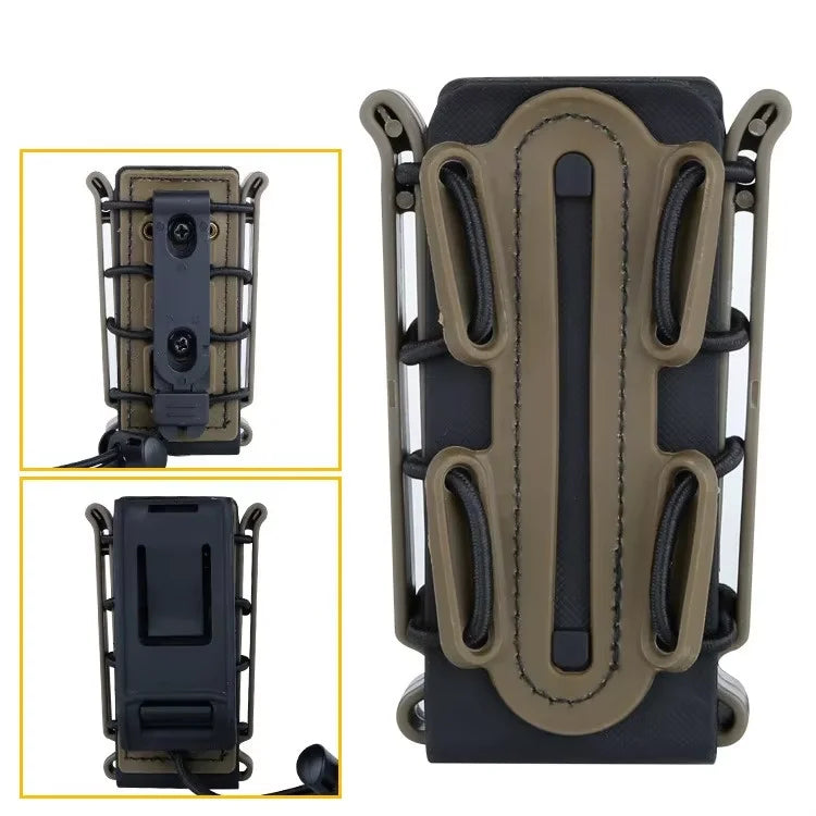 Molle Scorpion Quick Release Magazine Pouch for AK 74/47 AR-15 M4 5.56/7.62