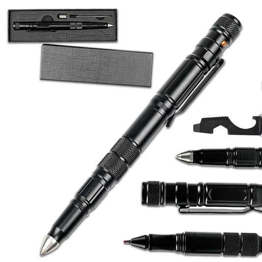 Stylo tactique / Lampe de poche / Multi-outil pour l'autodéfense