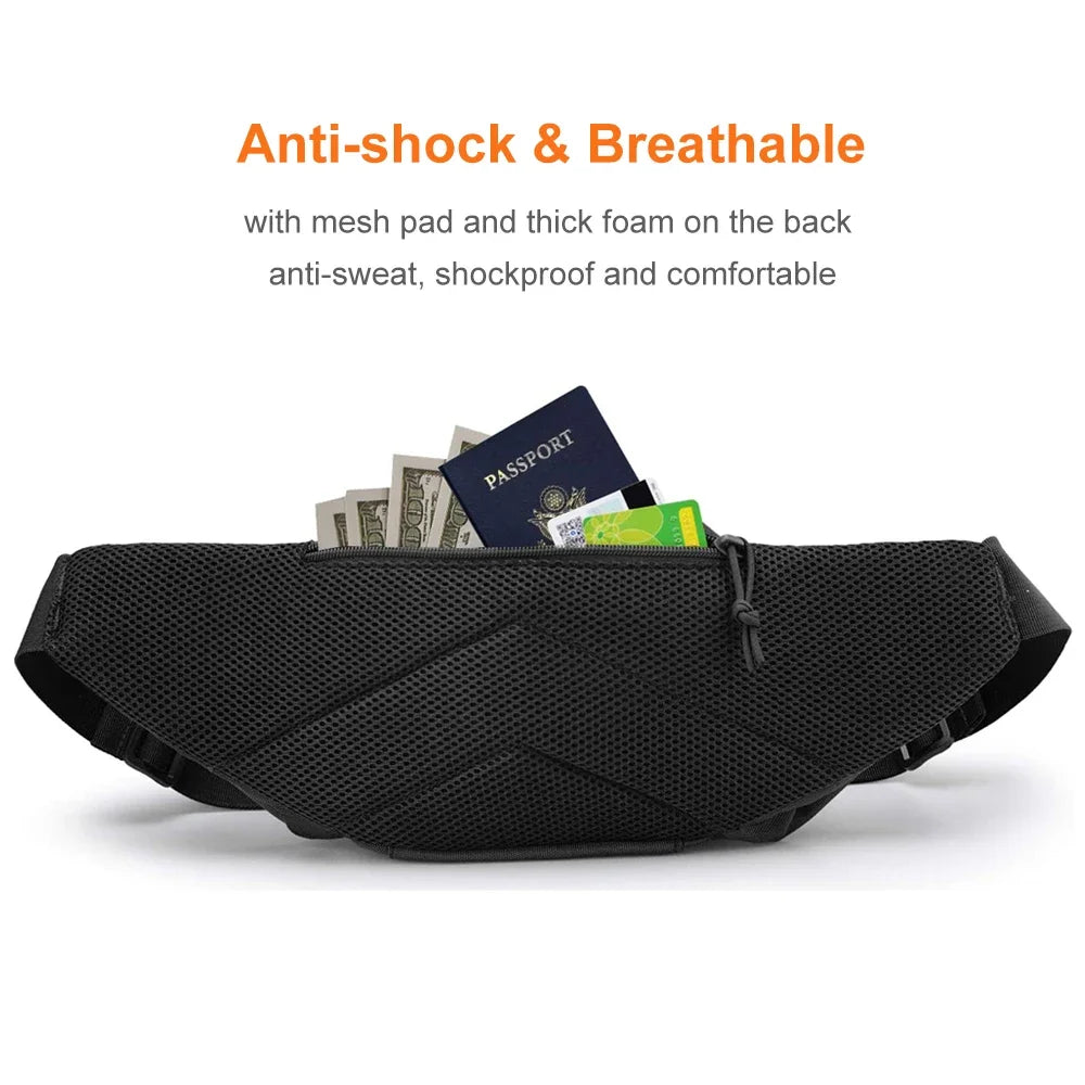 Tactical Pistol Fanny Pack with Magazine Pouch Holder for Glock 17 19 Beretta M9 Sig Sauer