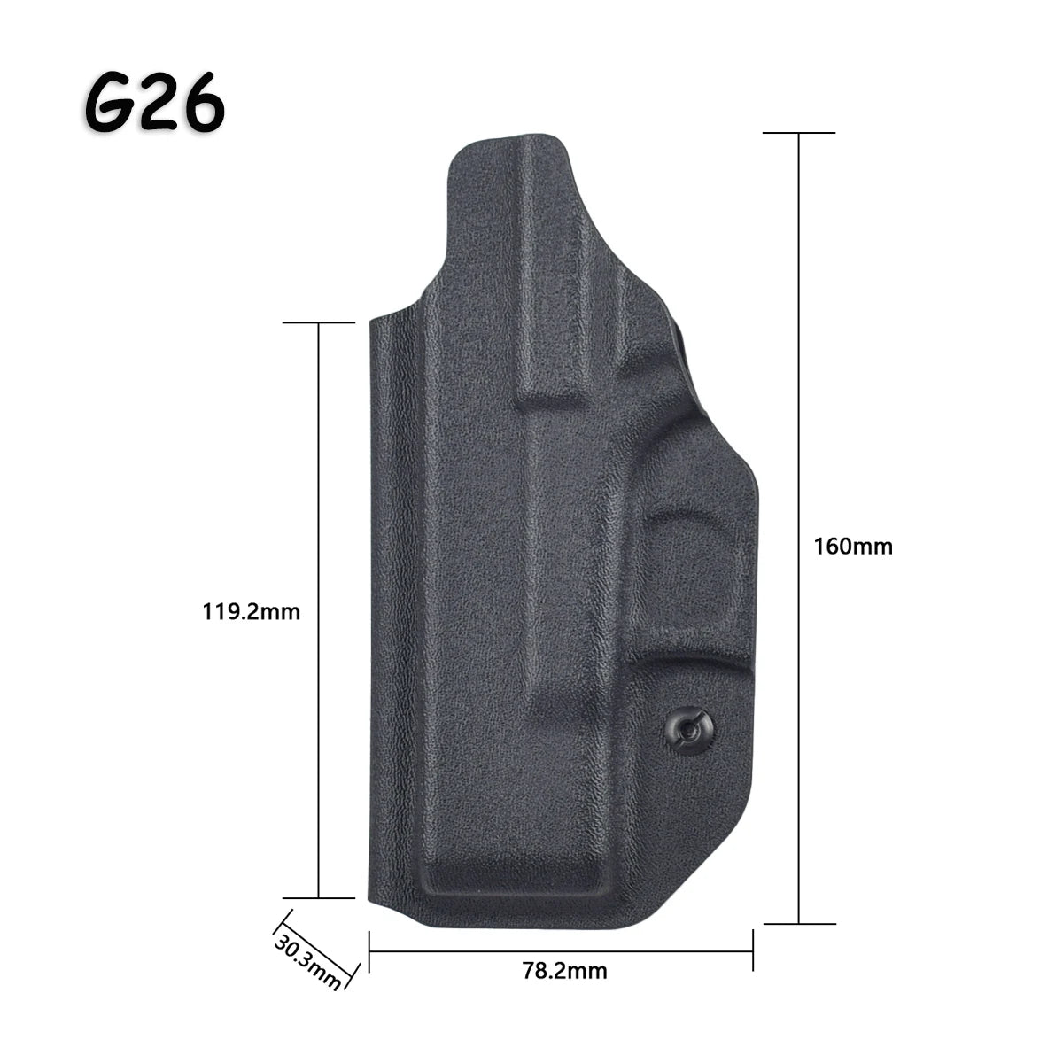 Inside Waist Band Gun Holster for Glock 17/19/22/26/43