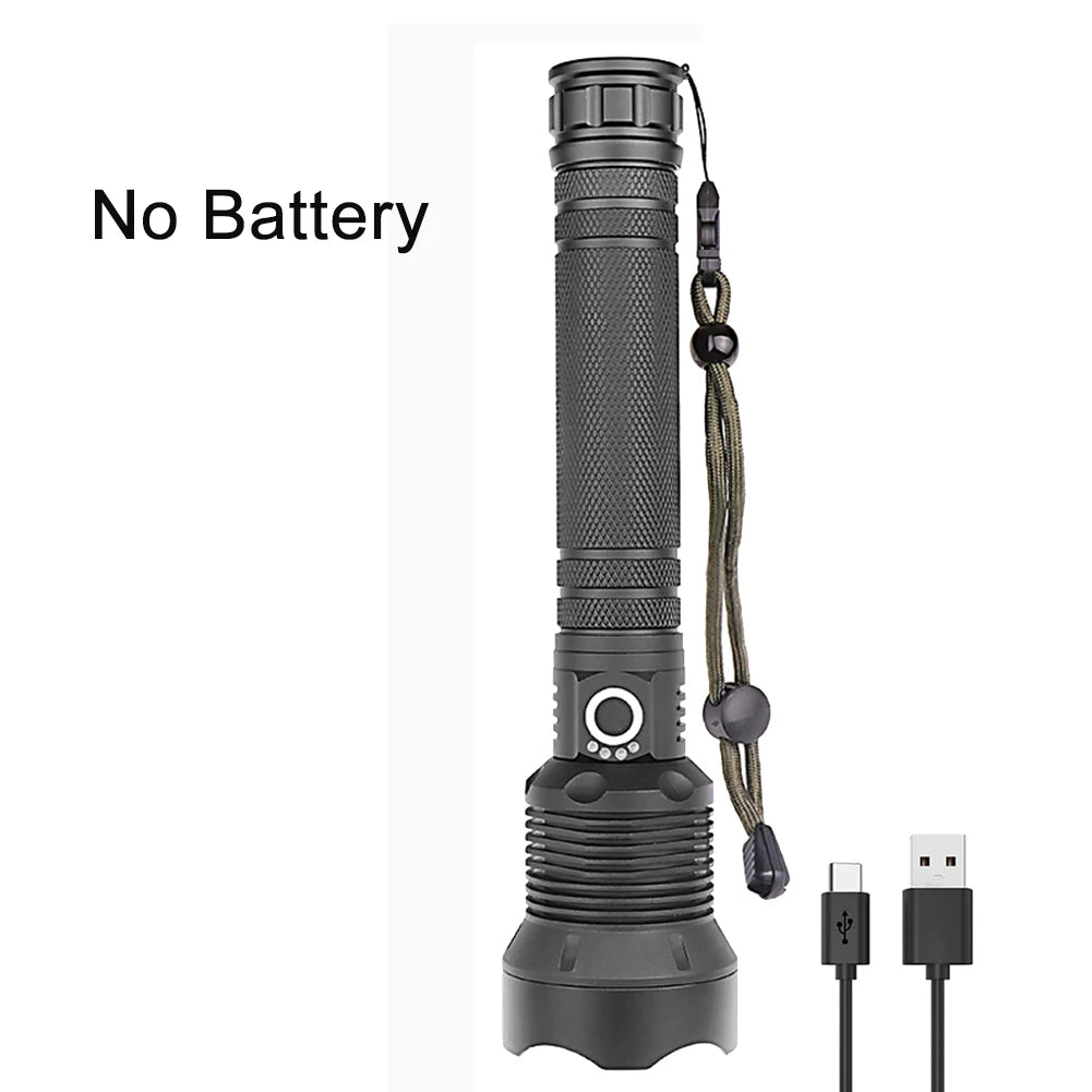 2000LM USB Rechargeable Tactical Torch with/without Battery