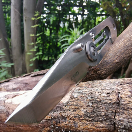 Couteau de poche pliant de haute qualité, couteaux de combat tactiques, outil EDC - Idéal pour la chasse, le camping, la survie, l'extérieur et le transport quotidien