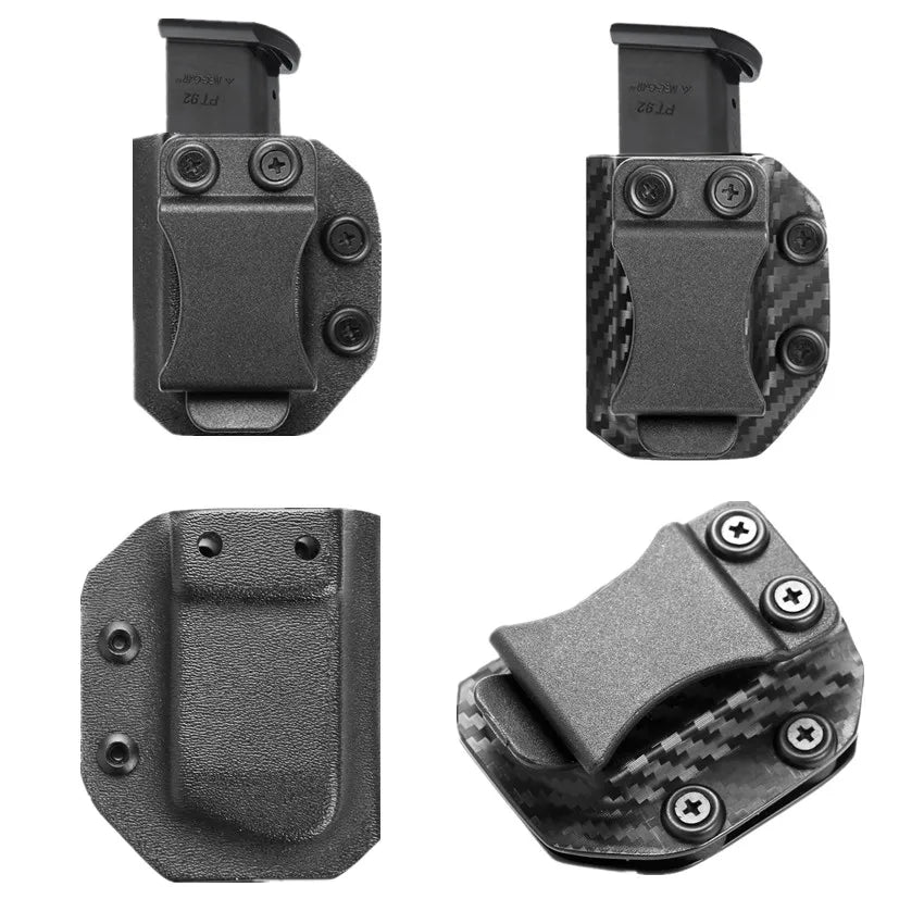 Kydex Inside Waistband Holster Magazine Holder For Glock 43 43x with Holographic Sight